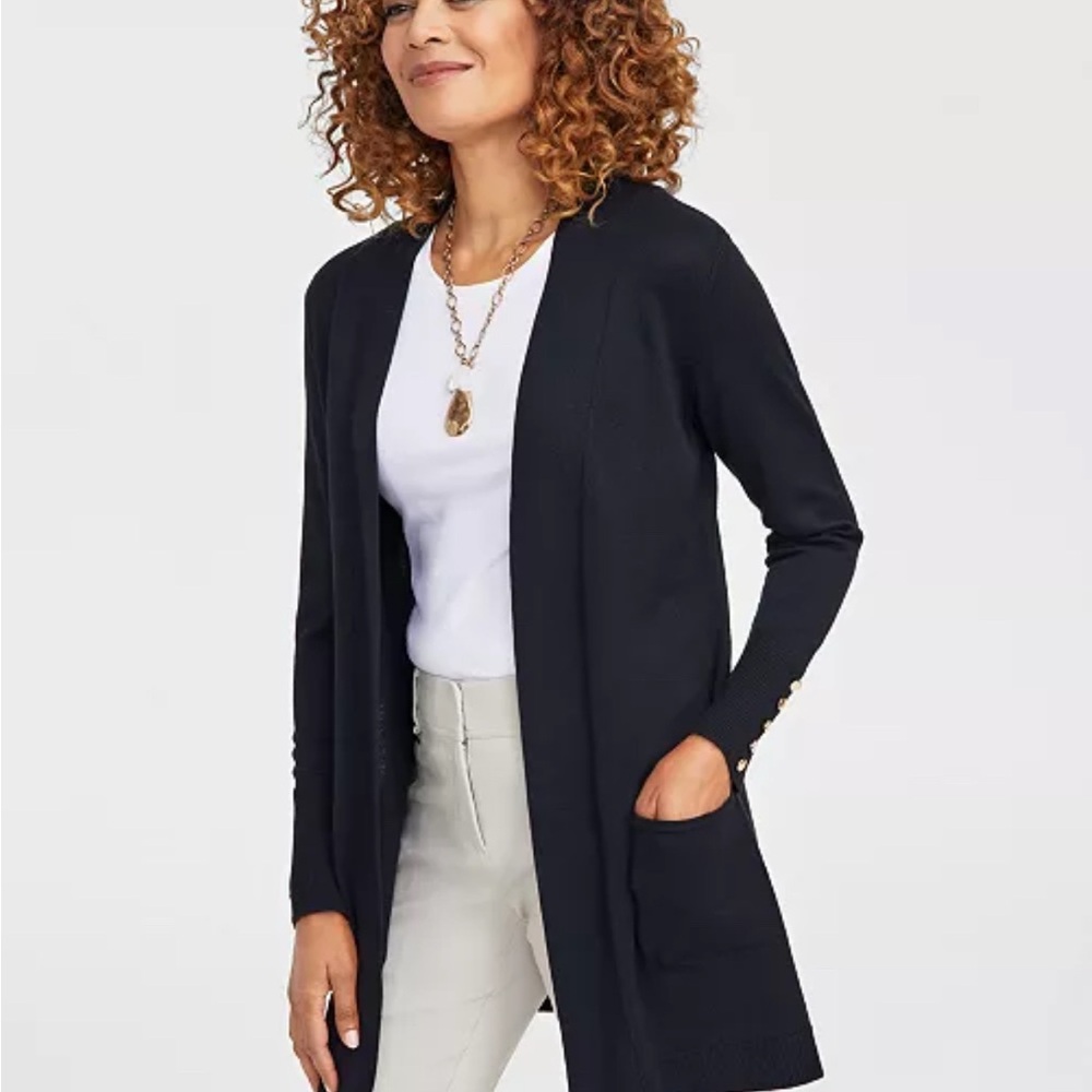 Women's Black Cardigan Sweater